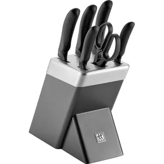 Messerblock »Style«, 7 tlg selbstschärfend, KiS Technologie, Eisgehärtete FRIODUR Klingen, 74232369-0 grau