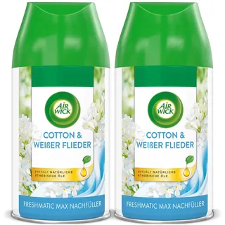 Airwick Freshmatic Max Nachfüller Cotton/Weißer Flieder 2 x 250 ml