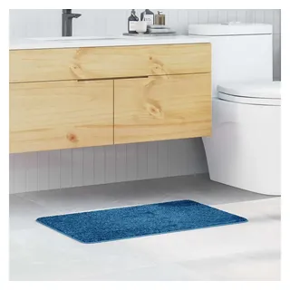 vidaXL Badematte Blau 50 x 80 cm