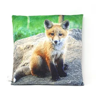 Cornelißen Dekokissen Stoffkissen - Fuchs - 35x35