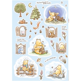 Komar Deko-Sticker Winnie Pooh Adventure 50 x 70 cm gerollt