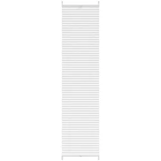 vidaXL Plissee Faltrollo 40 x 200 cm Weiß