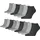 Sneaker Socken 3er Pack Grau 47-49