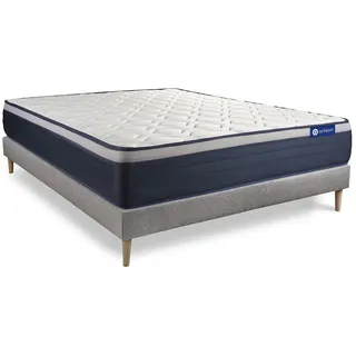 BETT Actimemo max Memory-Schaum 140 x 220 cm h3 - Kit Bettgestell Grau