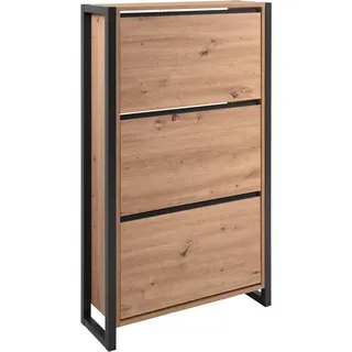 Finori Schuhkipper 70 x 125 x 25 cm anthrazit / braun