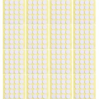400 Kerzendocht-Sticker, 20 mm, doppelseitig, selbstklebend