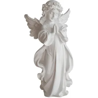 Tuzsocr Betende Engel Figur Mädchen, Engel Statue Groß, Harz, 30,5 cm | Detailreiche Skulptur für Garten und Zuhause, ideal als Geschenk, wetterfeste Verarbeitung für Innen- und Außenbereich