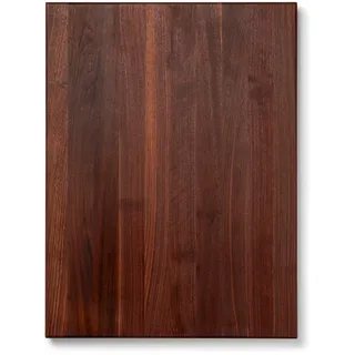 Boos Block Profi-Schneidebrett Massives Nussbaum-Holz – Lebensmittelecht – Mit Griff – Hackblock & Servierbrett – Walnuss – 61 x 46 x 4 cm