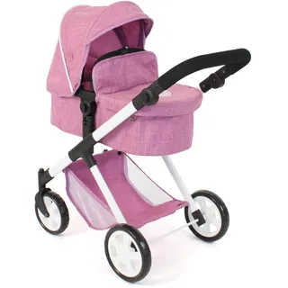 Bayer Chic 2000 Mila 2in1 Puppenwagen Jeans pink
