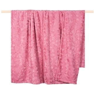 Wohndecke Kuschelig warme Decke BARDOT aus dem Hause PAD, pink, PAD, rechteckig rosa