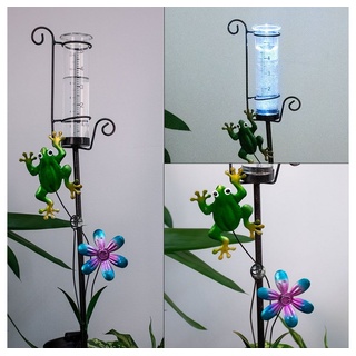 EGLO LED Solarleuchte, LED-Leuchtmittel fest verbaut, LED Außen Steck Leuchte Solar Garten Beet Stecker Mini-Vase bunt