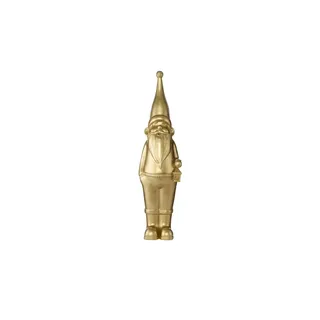 HOME STORY Dekofigur Wichtel   ¦ gold ¦ Polyresin (Kunstharz),Stein ¦ Maße (cm): B: 14,2 H: 13 T: 55.5