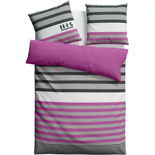 OTTO home Majoran Linon beere 200 x 200 cm + 2 x 80 x 80 cm