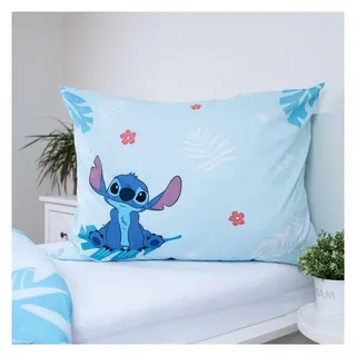 Disney Lilo & Stitch Kinderbettwäsche Blau 140 x 200 cm + 70 x 90 cm