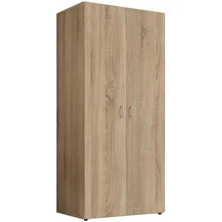 BASED Drehtürenschrank Joe 81 x 176 x 51 Sonoma Eiche