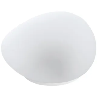 EGLO Solarleuchte Glas Kunststoff 16,5 cm inkl. LED warmweiß weiß