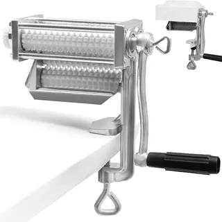 Ayolofei Steaker Fleischzartmacher, Fleischklopfer Metall Fleischzerkleinerer Meat Tenderizer Mit Messerwalzen Und Handkurbel, Fleischzartmacher Maschine zum Zartmachen von Fleisch, Huhn, Steaks