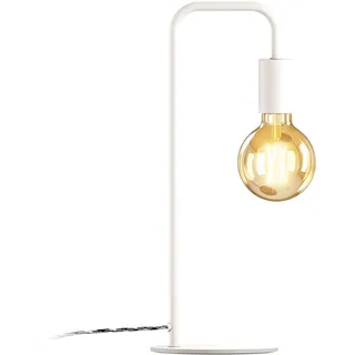 Klyqa Lampenständer Klyck W I Tischlampe ohne Birne I klassisches Industrial-Design I Für smarte Glühbirnen I E27 Fassung I Kompatibel mit Smart Home Lösungen & Sprachassistenten I Retro Style