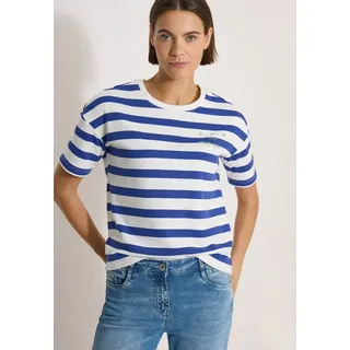 Cecil Sweatshirt Streifen Blau L