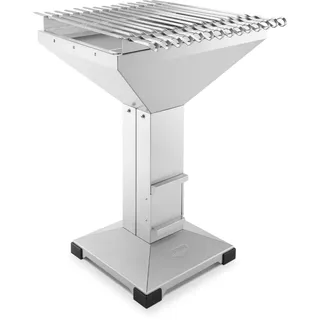 THÜROS T4 Schaschlik Edelstahl Holzkohlegrill