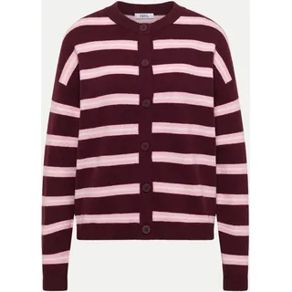 Cecil Cardigan mit Rundhals und Streifen Rot L