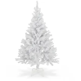 Spetebo Künstlicher Weihnachtsbaum Weiß 180 cm
