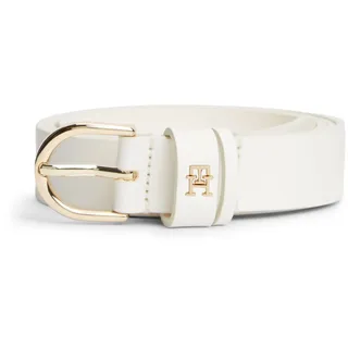 Tommy Hilfiger Damengürtel Leder 2,5 cm Weiß 100