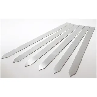Kette ́s Grillzubehör Schaschlikspieße Edelstahl Adana Grillspieße extra breit 24mm und 600mm lang (3-St., 3er Set - 3 Spieße, 6er Set - 6 Spieße, 10er Set - 10 Spieße), Rostfreier Edelstahl Gastro geeignet