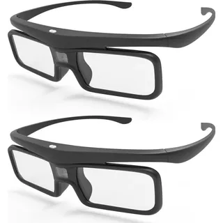 awol vision DLP Link 3D Glasses 2-Pack Beamer Zubehör, Braun
