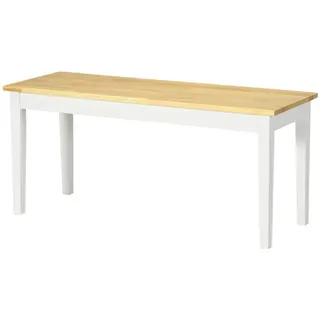 Homcom Sitzbank Holzbank Mehrfarbig 102 x 36 x 45 cm