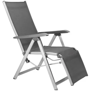 Kettler BasicPlus Relaxsessel 61 x 90 x 111 cm silber/anthrazit klappbar