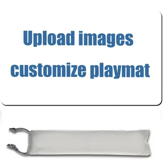 Custom Playmat 60 "x 35" rutschfeste mit Matte Tasche MTG Playmat kompatibel für TCG YGO DTCG PTCG OPCG, druckbare Spielzone & optional genähte Kante