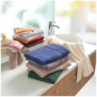 BETTWARENSHOP Handtuch Set, Duschtücher, Handtücher, Saunatücher, Frottier (Set, 2-St) rosa 15 cm x 20 cm