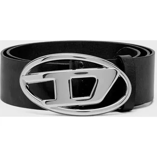 OVAL D LOGO B-1DR W belt - black - 75 CM