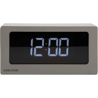Karlsson Alarm Clock Boxed LED warm Grey