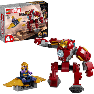 LEGO Marvel 76263 Iron Man Hulkbuster vs. Thanos Bausatz, Mehrfarbig