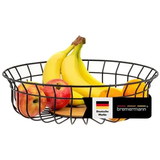 bremermann Obstkorb Brotkorb aus Bambus und Metall 0 x 0 x 0 cm schwarz