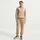 Fleece Beige/Braun M