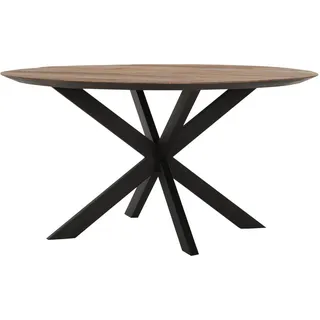 DTP Esstisch Shape Rund, Natur, Ø 150 cm, Geeignet für 5-6 Personen beige 150 cm x 78 cm x 150 cm