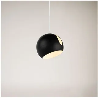 s.luce Ball 1-flg. Ø 20 cm rund schwarz/weiß