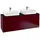 Waschtischunterschrank 1600x603x501mm Glass Black Matt G18200HB
