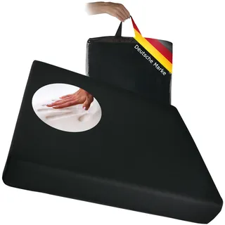 Orthopädisches Anti Dekubitus Gelschaum-Sitzkissen 45x43x7 cm – Made in Europa | Ergonomisch & druckentlastend | Hochwertiger RG60 Gelschaum | Waschbarer Polyesterbezug mit Reißverschluss