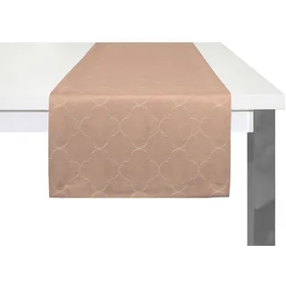 ADAM Audio Tischläufer "Indian Cortezada" Gr. 1, beige, B:50cm L:150cm, Bio-Baumwolle, Tischdecken
