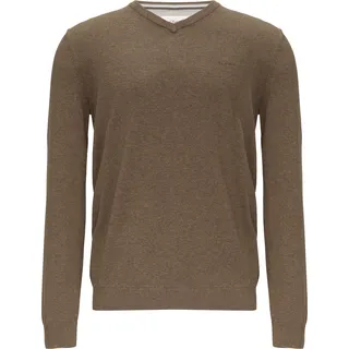 s.Oliver Strickpullover mit Logo-Stickerei Braun M