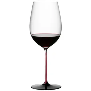 RIEDEL Black Series Collector's Edition Bordeaux Grand Cru - Rot - Schwarz - Einzelpackung, Weinglas, Kristallglas, Spülmaschinenfest - 4100/00R
