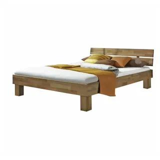 ELFO Futonbett Futonbett Jenny Bett 90x200cm Wildeiche Massiv geölt Holzbett, Futonbett Jenny Bett 90x200cm Wildeiche Massiv