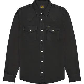 LEE Regular Western Langarmhemd Black L