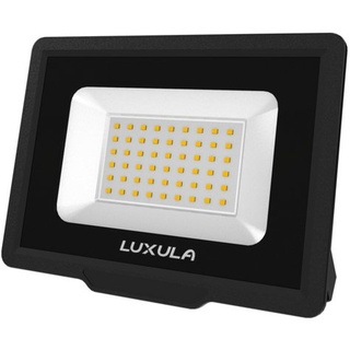 LUXULA LED Flutlichtstrahler LED-Fluter, 50 W, warm- & neutralweiß, 5000 lm, schwarz, IP65, TÜV, LED fest integriert, warmweiß, neutralweiß