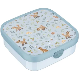 Mepal Campus Brotdose mit Bento-Einsatz und Gabel 1,3 l Forest Friends