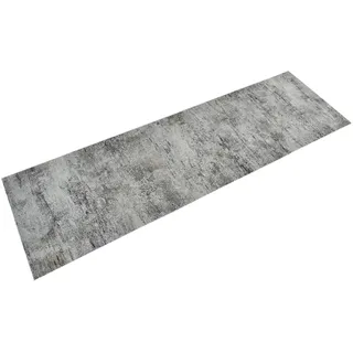 vidaXL Küchenteppich 60 x 180 cm Grau